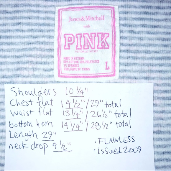 PINK Y2K Badgers racerback tank top gray L - Picture 6 of 8